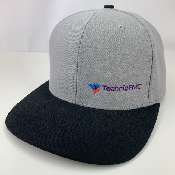 TechnipFMC Hat Gray Black Adjustable MD-LG Richardson 514 Baseball Cap Oil & Gas